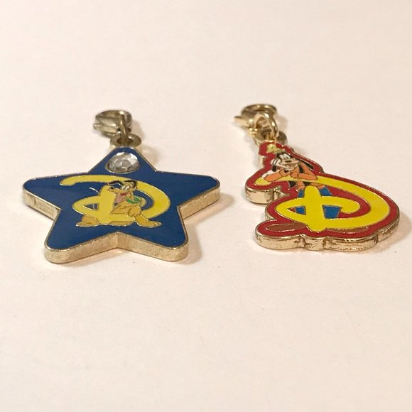 Vintage Disney Dogs Goofy & Pluto Charm Clip On - Picture 6 of 16
